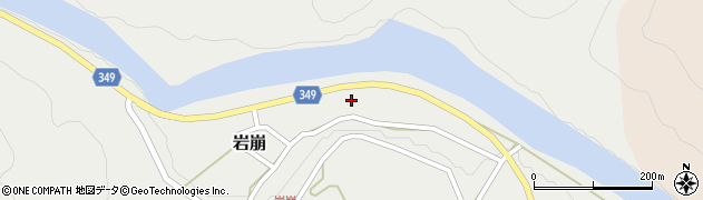 新潟県村上市岩崩262周辺の地図