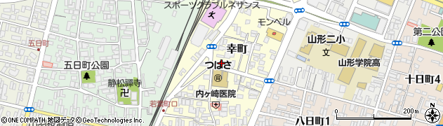 梅屋楽器店周辺の地図