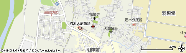 認知症高齢者グループホーム沼木敬寿園周辺の地図