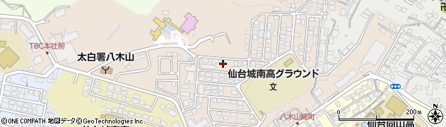 宮城県仙台市太白区八木山香澄町周辺の地図