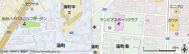仙台湯処サンピアの湯周辺の地図