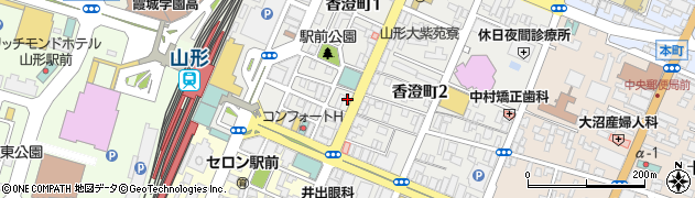 博多長浜麺食堂 ちー坊 山形駅前店周辺の地図