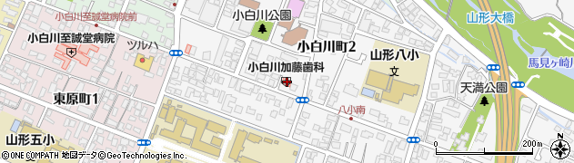 小白川加藤歯科医院周辺の地図