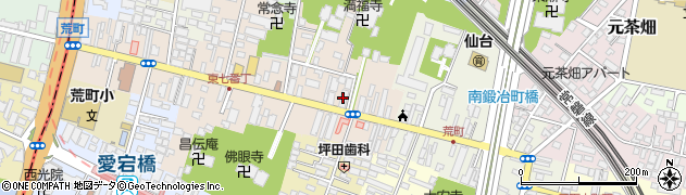 仙台オルゴールサロン周辺の地図