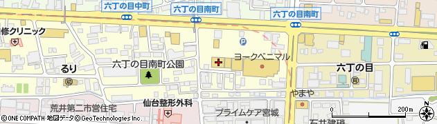 ジーユーフレスポ仙台店周辺の地図