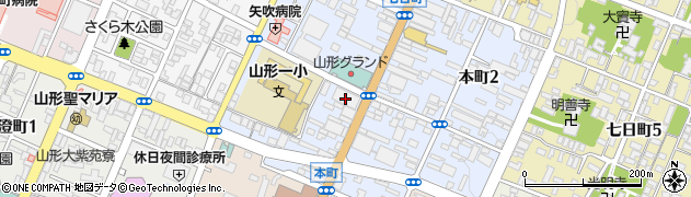 荘内銀行山形南支店周辺の地図