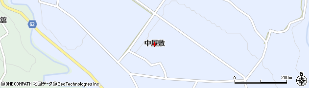 宮城県仙台市太白区秋保町境野（中屋敷）周辺の地図
