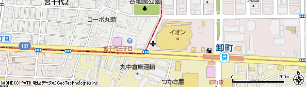 宮脇書店　イオンスタイル仙台卸町店周辺の地図