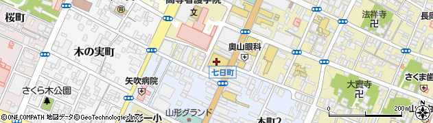 株式会社藤崎　山形店周辺の地図