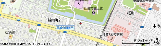 森永山形ミルクセンター周辺の地図