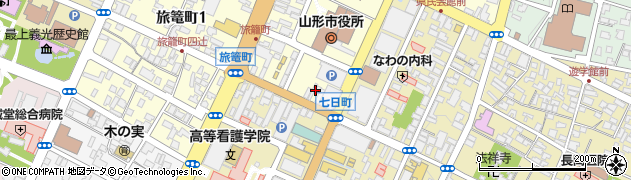 長嶋屋　楽器店周辺の地図