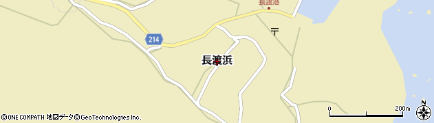 宮城県石巻市長渡浜周辺の地図