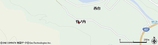 宮城県仙台市太白区秋保町長袋（竹ノ内）周辺の地図