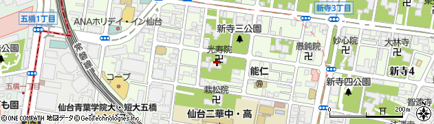 光寿院周辺の地図