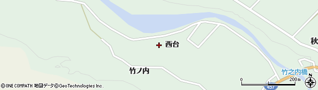 宮城県仙台市太白区秋保町長袋（西台）周辺の地図