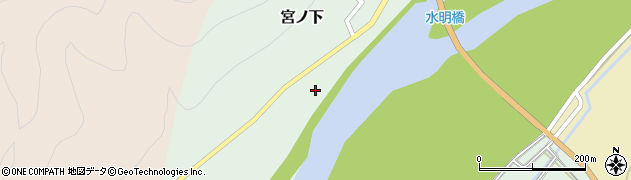 新潟県村上市宮ノ下182周辺の地図