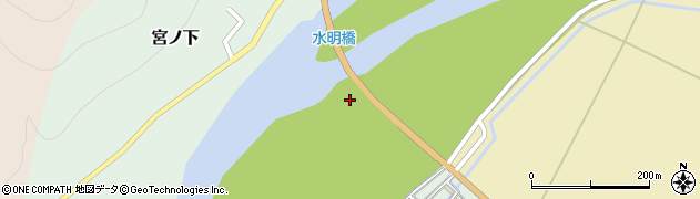 水明橋周辺の地図