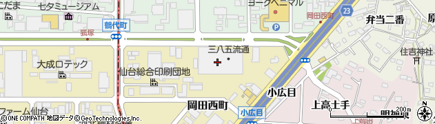 三八五バス株式会社　仙台営業所周辺の地図