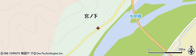 新潟県村上市宮ノ下188周辺の地図