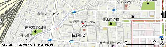 萩野町 ハンコック周辺の地図