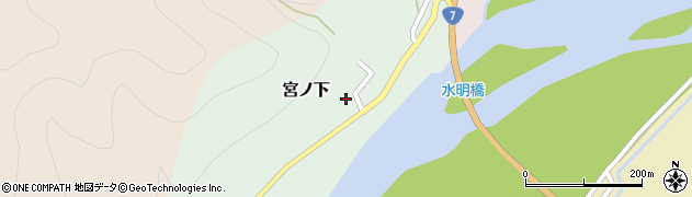 新潟県村上市宮ノ下202周辺の地図