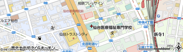 仙台国際ホテル周辺の地図