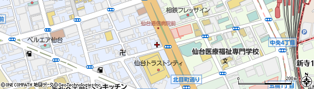 ローソン仙台柳町通店周辺の地図