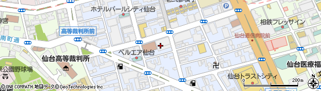 株式会社安藤・間東北建築支店　事業推進室周辺の地図