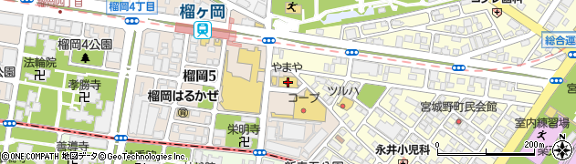 仙台平禄 仙台榴岡店周辺の地図