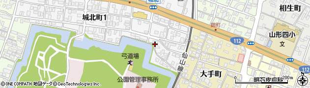 東北電力株式会社　霞城寮周辺の地図