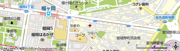 仙台中国鍼灸治療院周辺の地図