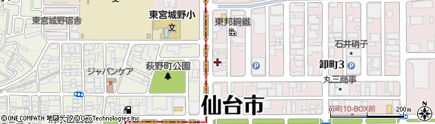 エンパイヤ自動車株式会社　仙台営業所周辺の地図