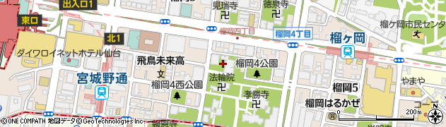 蓮香院周辺の地図