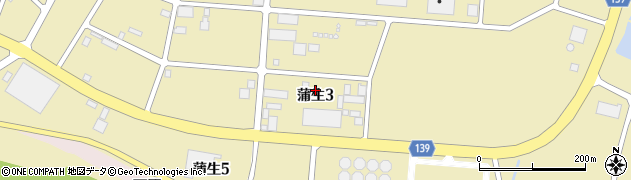 宮城県仙台市宮城野区蒲生3丁目周辺の地図