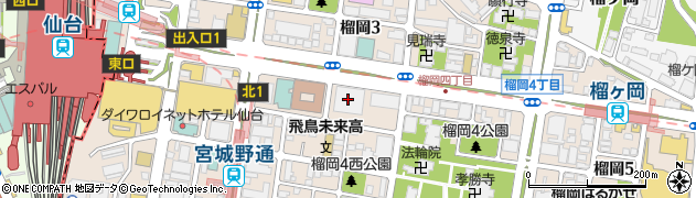 ハローワーク・仙台　仙台公共職業安定所・専門援助第二コーナー周辺の地図