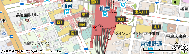 DUMBO PIZZA FACTORY（ダンボピザファクトリー）仙台周辺の地図