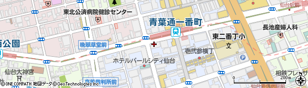 第一観光産業株式会社仙台案内所周辺の地図