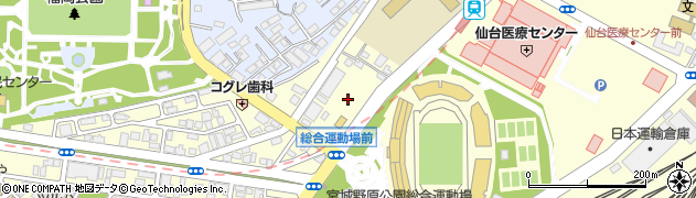 ＪＲバス東北株式会社　仙台支店周辺の地図
