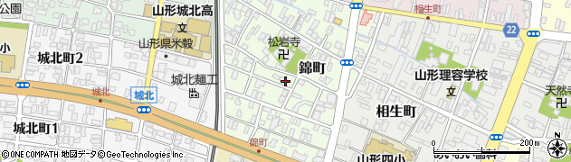 庚申堂公園周辺の地図