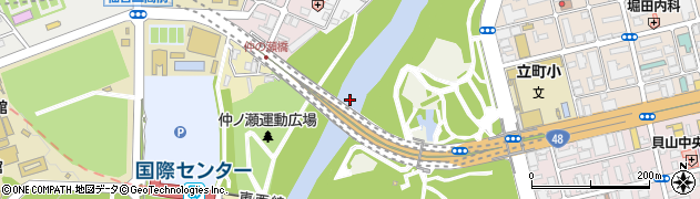 仲の瀬橋周辺の地図