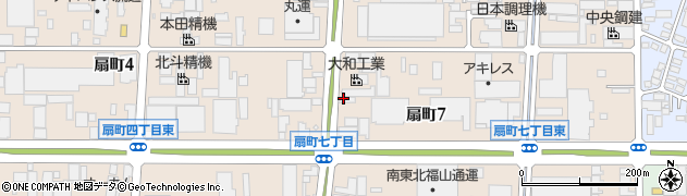 タイムズカー仙台扇町店周辺の地図