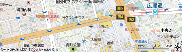 カラオケ館 一番町本店周辺の地図