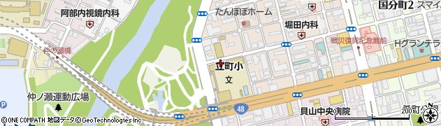 宮城県小学校長会周辺の地図