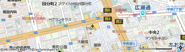 カラオケ・マック　仙台フォーラス店周辺の地図