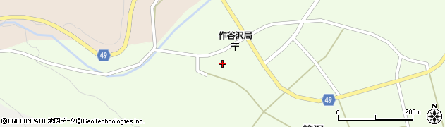 役場作谷沢支所・作谷沢公民館周辺の地図
