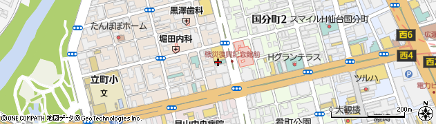 杜のホテル仙台周辺の地図