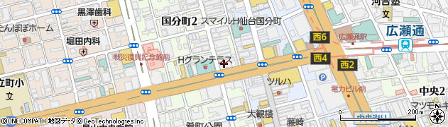 コート・ダジュール 国分町店周辺の地図