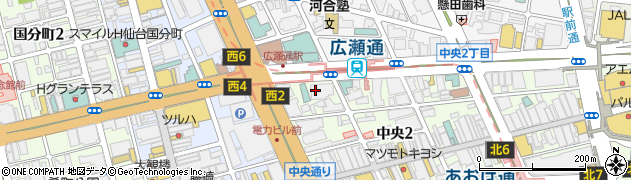 株式会社オーネット仙台支社周辺の地図