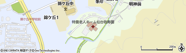 特別養護老人ホーム 仙台敬寿園周辺の地図