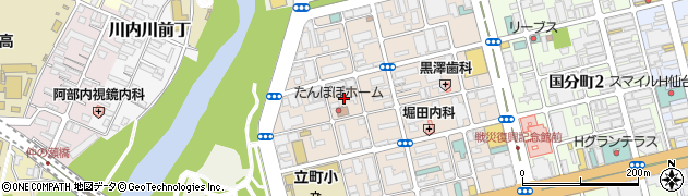 宮城県仙台市青葉区立町18周辺の地図